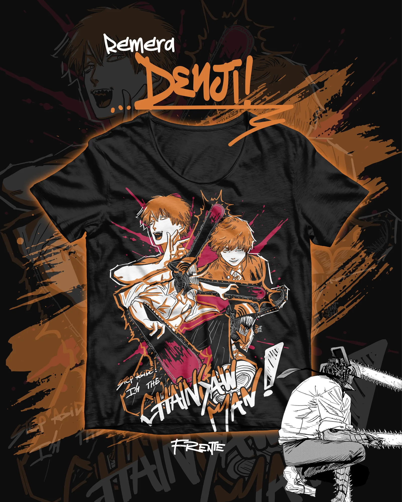 Remera Denji — Chainsaw Man