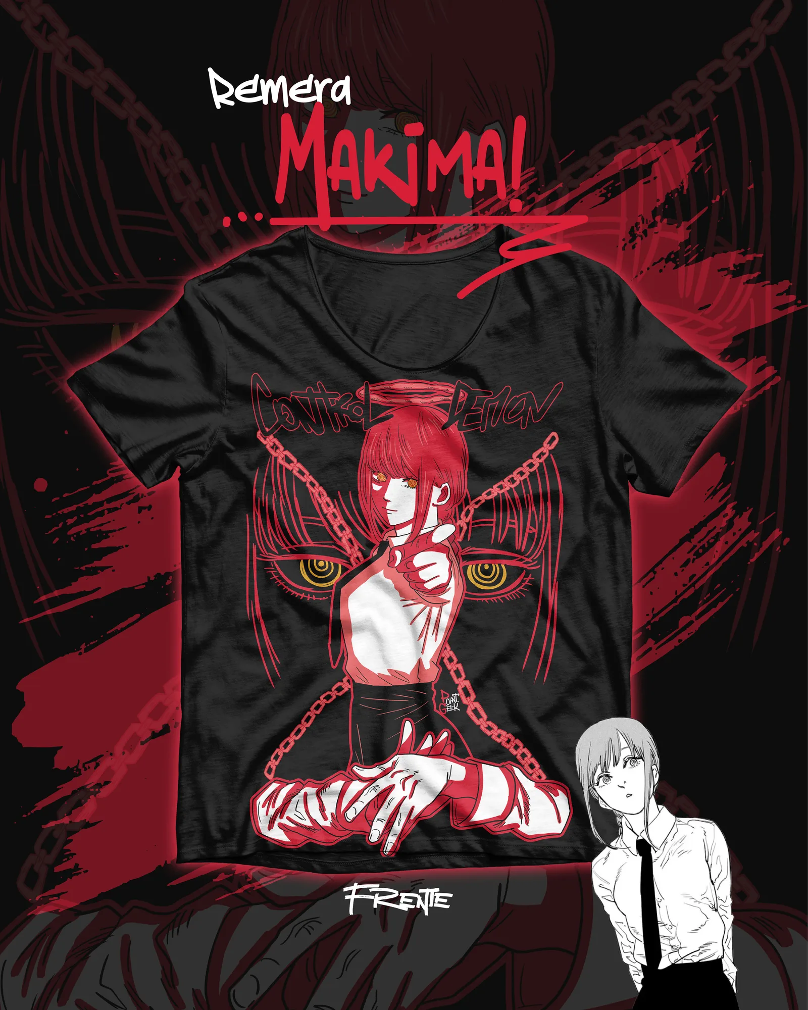 Remera Makima — Chainsaw Man